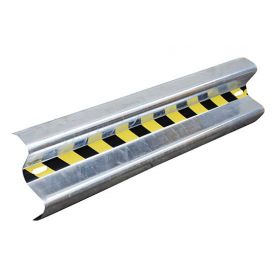 Galvanized guard rail is excellent for factories, distribution facilities and warehouses.